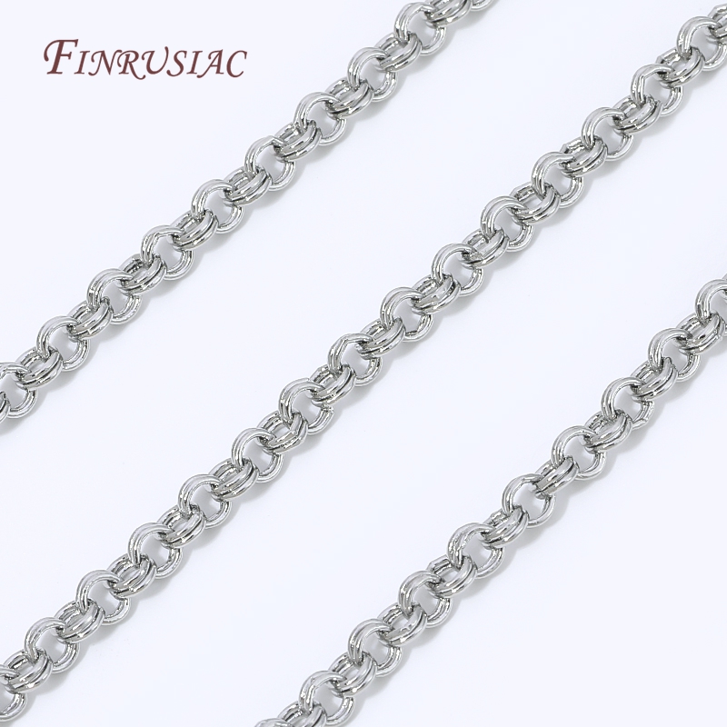 Chain Roll Cable - 18K金メッキ真鍮Oリンクチェーンロール、変色防止、繊細なO型ケーブルチェーン、スプール、卸売、DIYネックレスブレスレット用