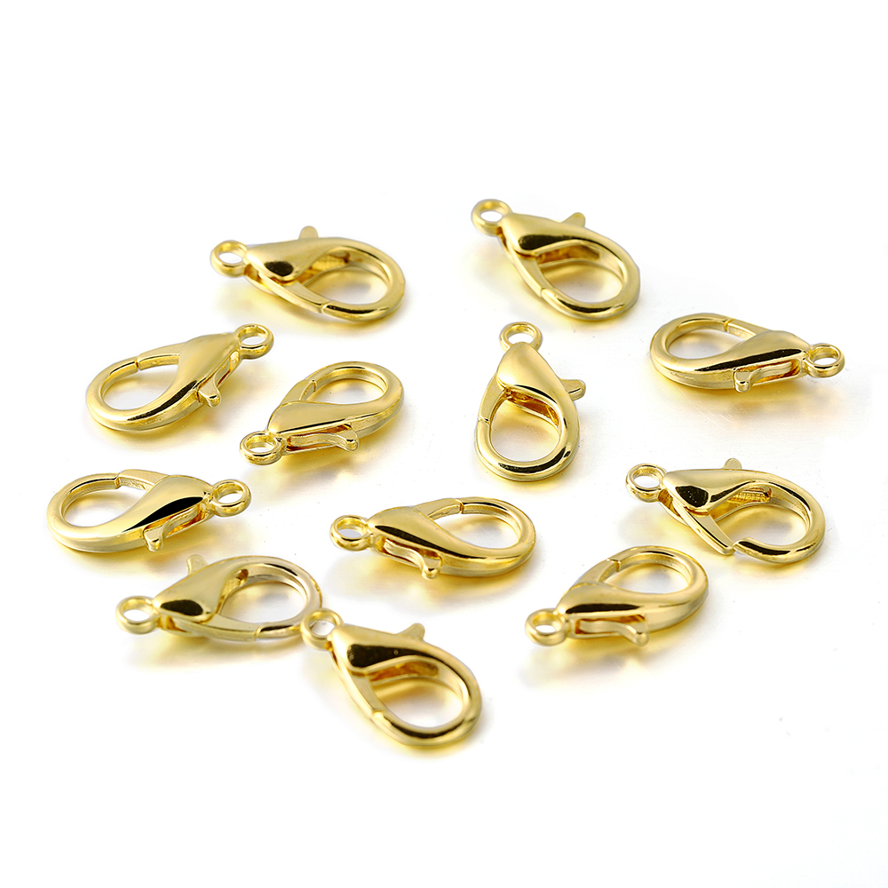 Jewelry Making Supplies Wholesale - 10 ピース/ロット複数のサイズのロブスタークラスプネックレスフックブレスレットコネクタ所見 DIY チェーンジュエリー作成用品卸売