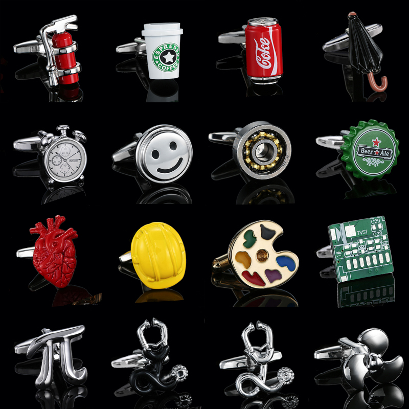 Jewelry Making Business - 高品質メンズフレンチシャツカフス帽子消火器ライフカフスボタンビジネススーツアクセサリージュエリー卸売