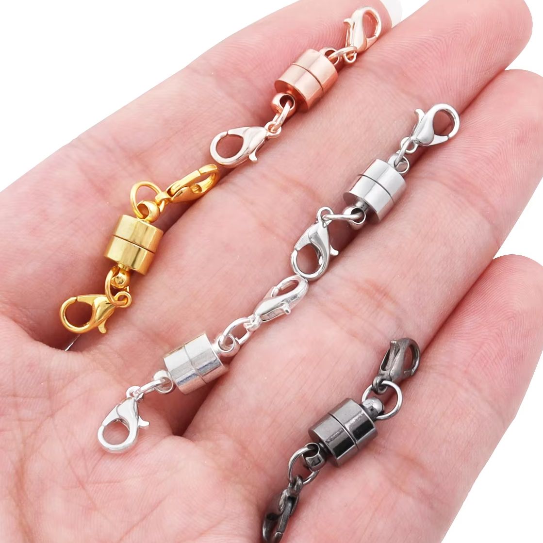 Jewelry Making Name - 5 セット/ロット磁気クラスプロブスタークラスプジュエリー作成 DIY ブレスレットネックレスマグネットクラスプコネクタバックルファスナー