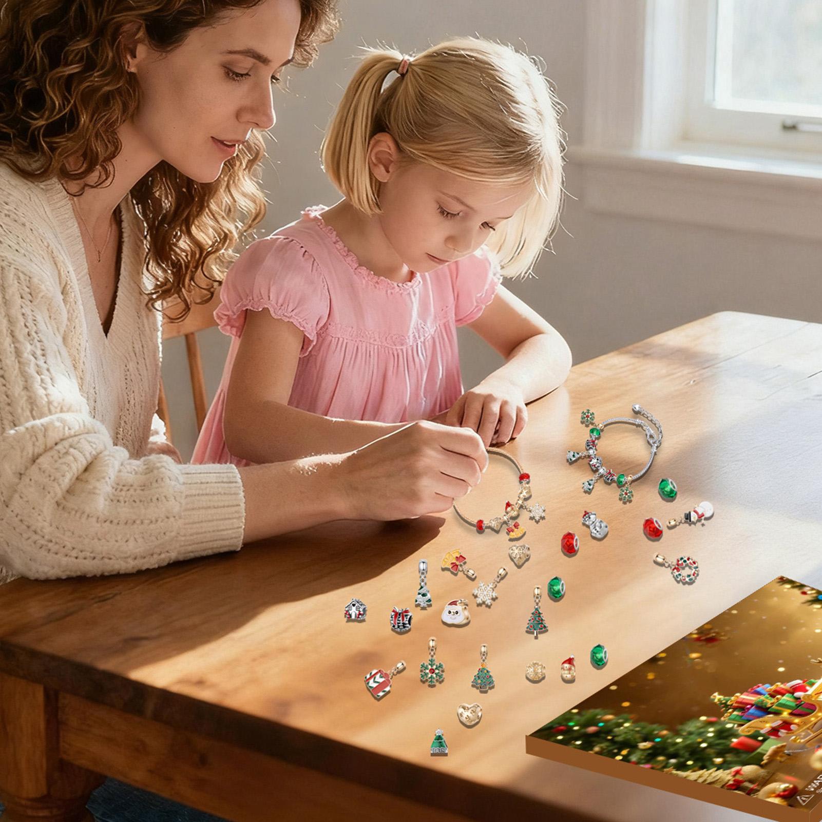 Jewelry Making For Teens - カレンダー アドベント ブレスレット 24日間 ジュエリー作り カウントダウン