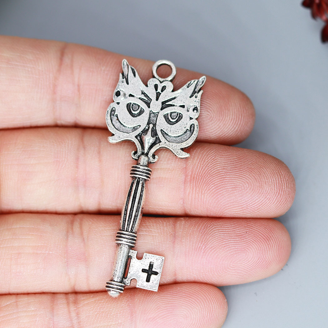 Jewelry Making Date Night - 手作りのジュエリーを作るためのキーホルダー,動物をモチーフにしたペンダント,ネックレスを作るためのかわいいペンダント,3個ピース/ロット