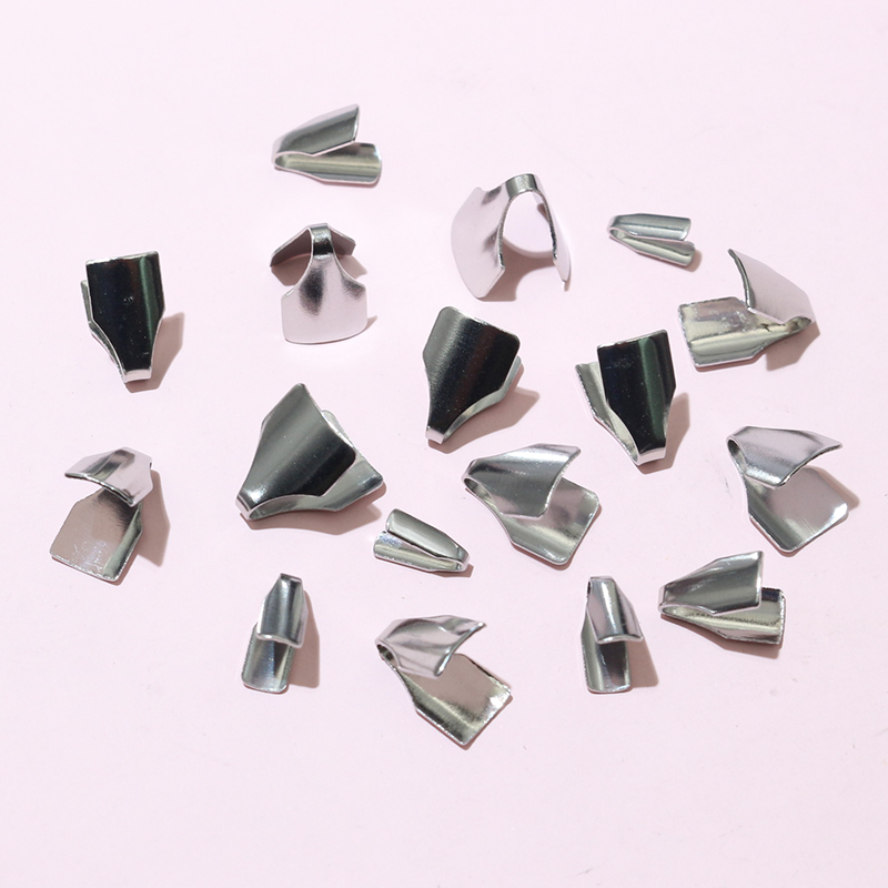 100個ステンレス鋼2-7mmフラットコード圧着エンドビーズ - Jewelry Making Beads のレビューと価格