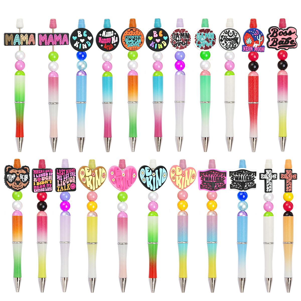100 個ビジネスペンビーズペン DIY 手作りボールペン  - Jewelry Making Business のレビューと価格