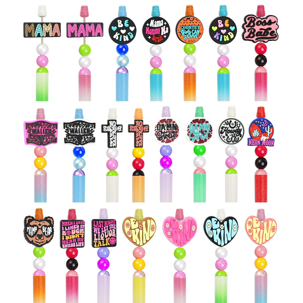 100 個ビジネスペンビーズペン DIY 手作りボールペン  - Jewelry Making Business のレビューと価格