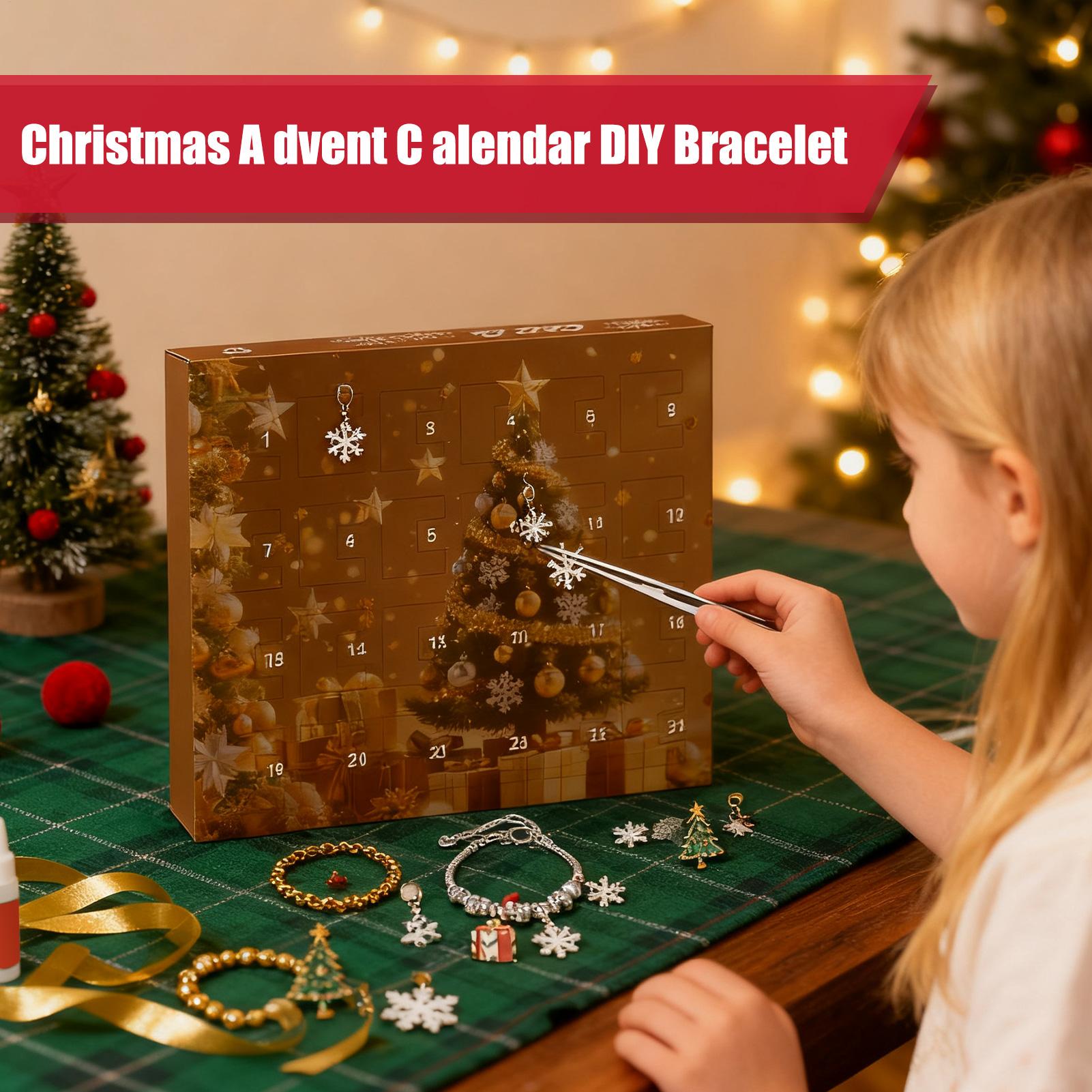 クリスマスカレンダー アドベントブレスレット 24日間 ジュ - Jewelry Making For Teens のレビューと価格