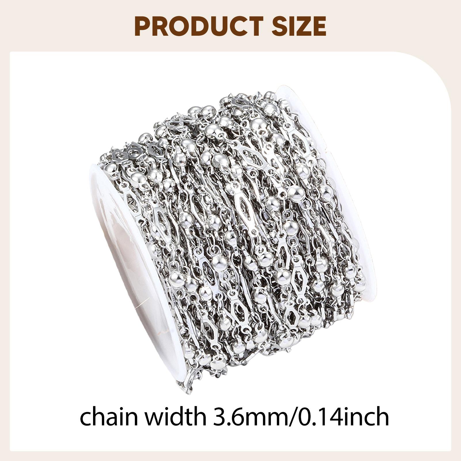 DIYジュエリー製作チェーンボールビーズケーブルチェーンステ - Chain Roll Cable のレビューと価格