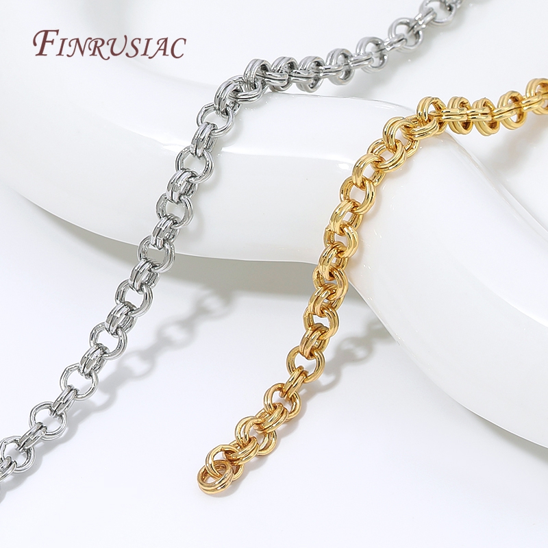 18K金メッキ真鍮Oリンクチェーンロール、変色防止、繊細なO - Chain Roll Cable のレビューと価格