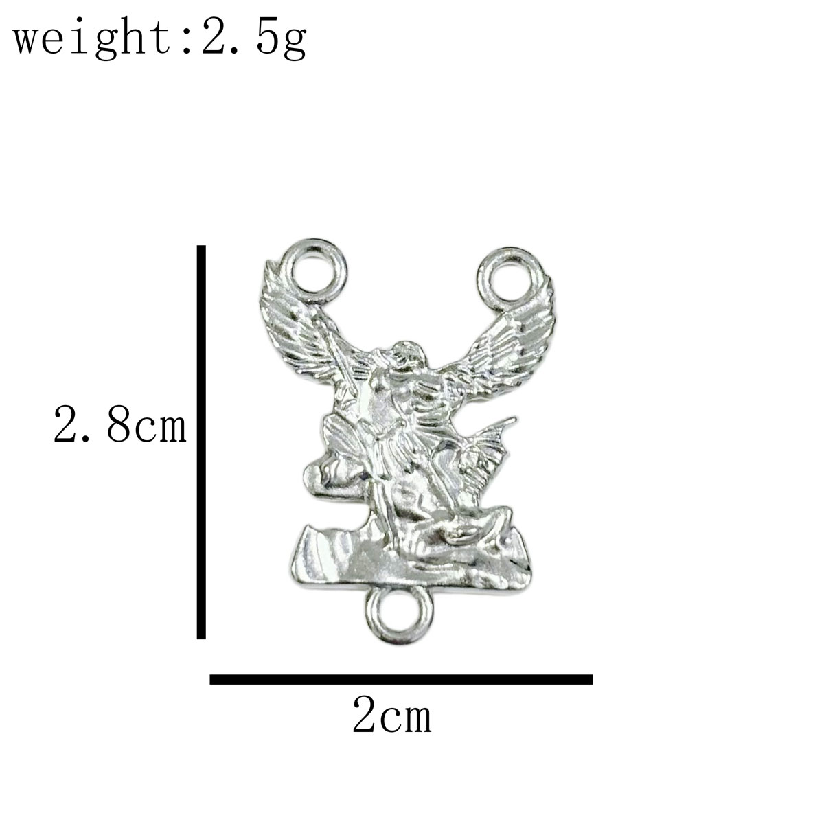 聖ミカエル大天使チャーム20個、シルバートーンのペンダント、 - Jewelry Making Michaels のレビューと価格