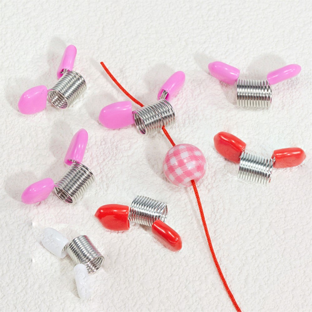 5 個のスプリングビーズクランプクリエイティブワイヤーエンド - Jewelry Making Tools List のレビューと価格