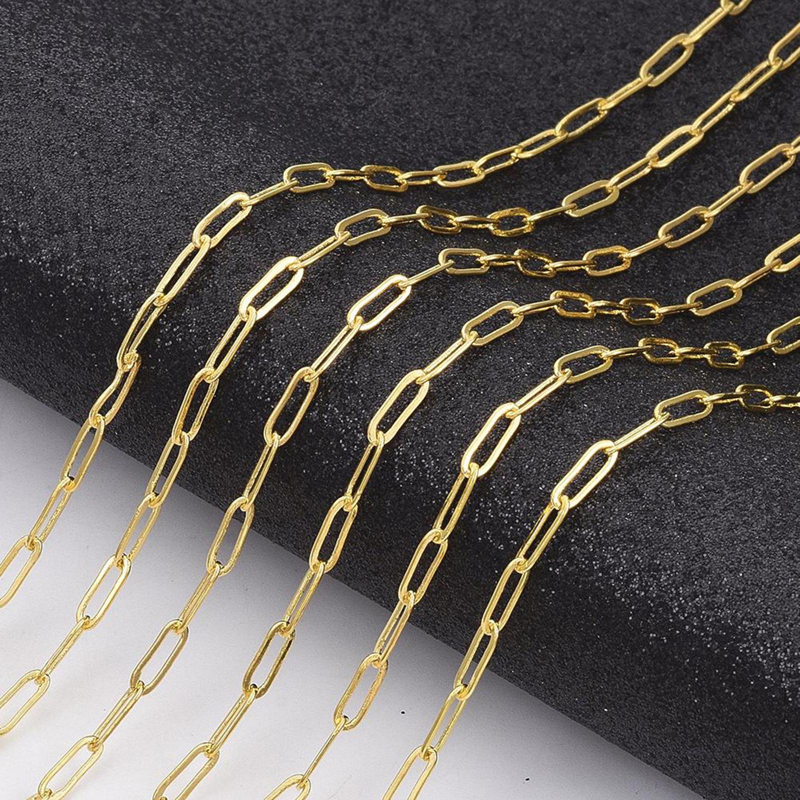 16フィート/ロール ネックレスチェーン バルクリンクケーブ - Chain Roll Cable のレビューと価格