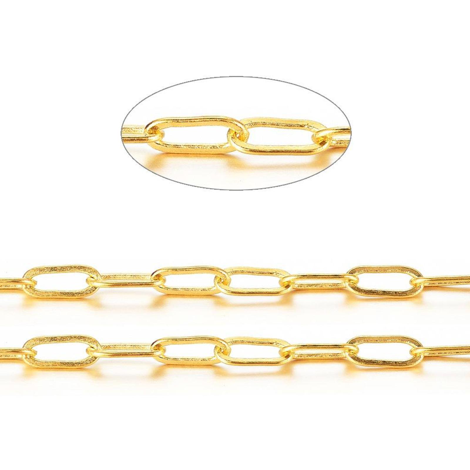 16フィート/ロール ネックレスチェーン バルクリンクケーブ - Chain Roll Cable のレビューと価格