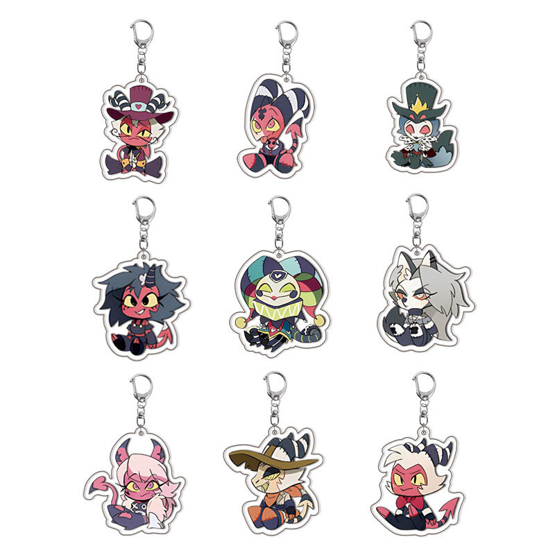 ハズビンホテル新しいアクリル人気アニメ関連商品楽しいキーホル - Jewelry Making Hobby のレビューと価格