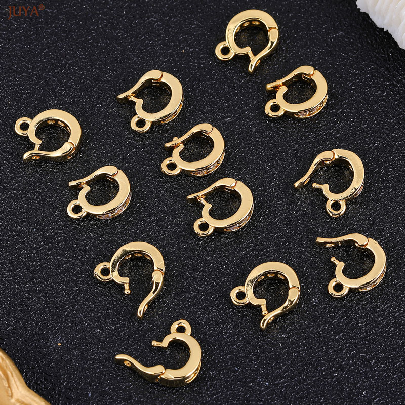 JUYA-18K金メッキと銀メッキ銅フック、留め金、DIY針 - Jewelry Making Beads のレビューと価格