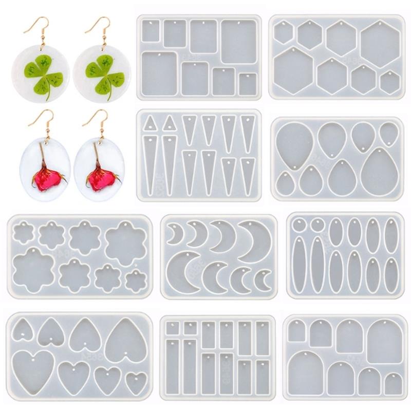 シリコンモールド,成形イヤリング,ジュエリー作り用の成形金型 - Jewelry Making Tools List のレビューと価格