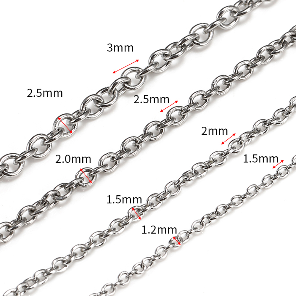 10 メートル/ロールステンレス鋼 O 形状リンクケーブルチ - Chain Roll Cable のレビューと価格