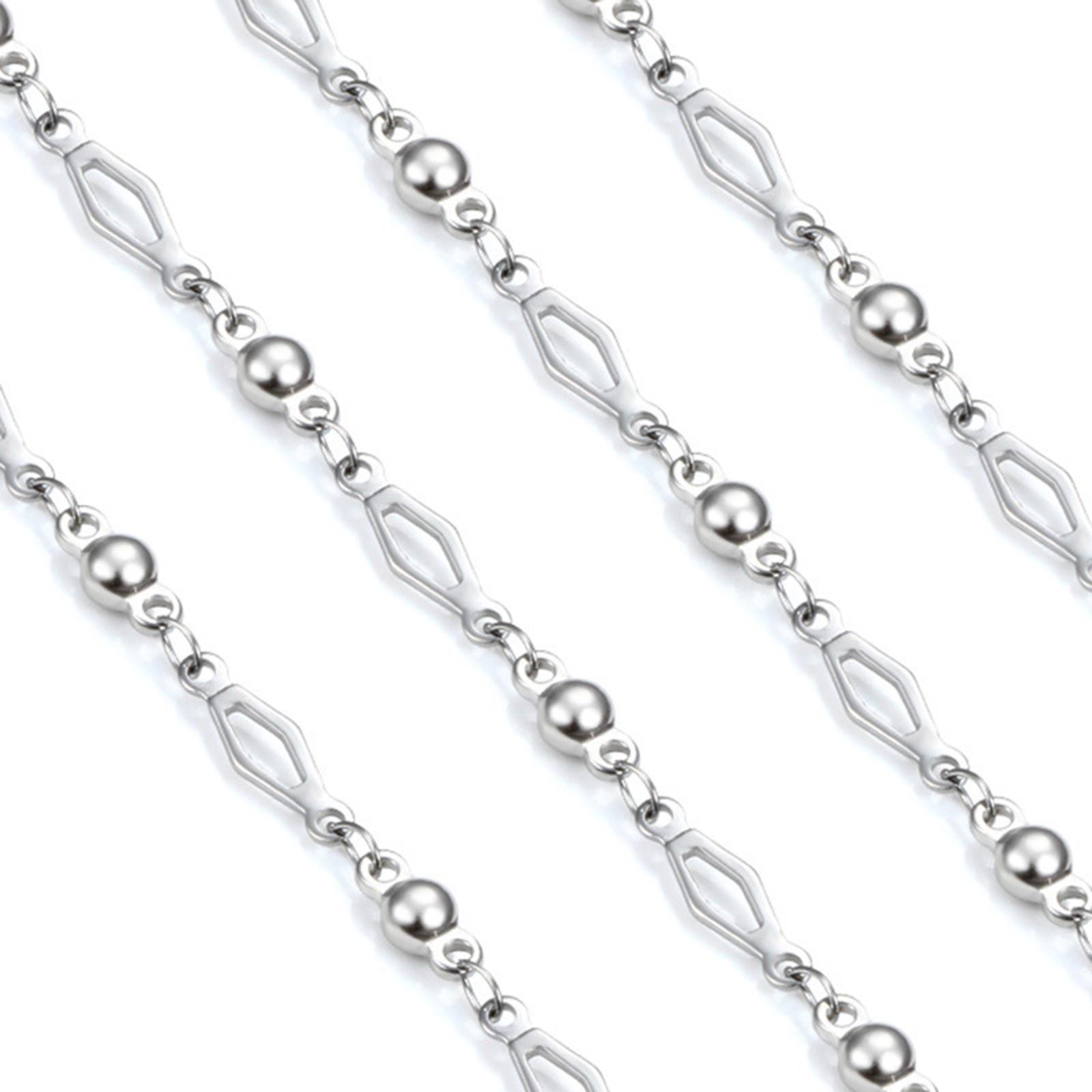 シルバーのステンレススチール製ケーブルリンクチェーンロール、 - Chain Roll Cable のレビューと価格