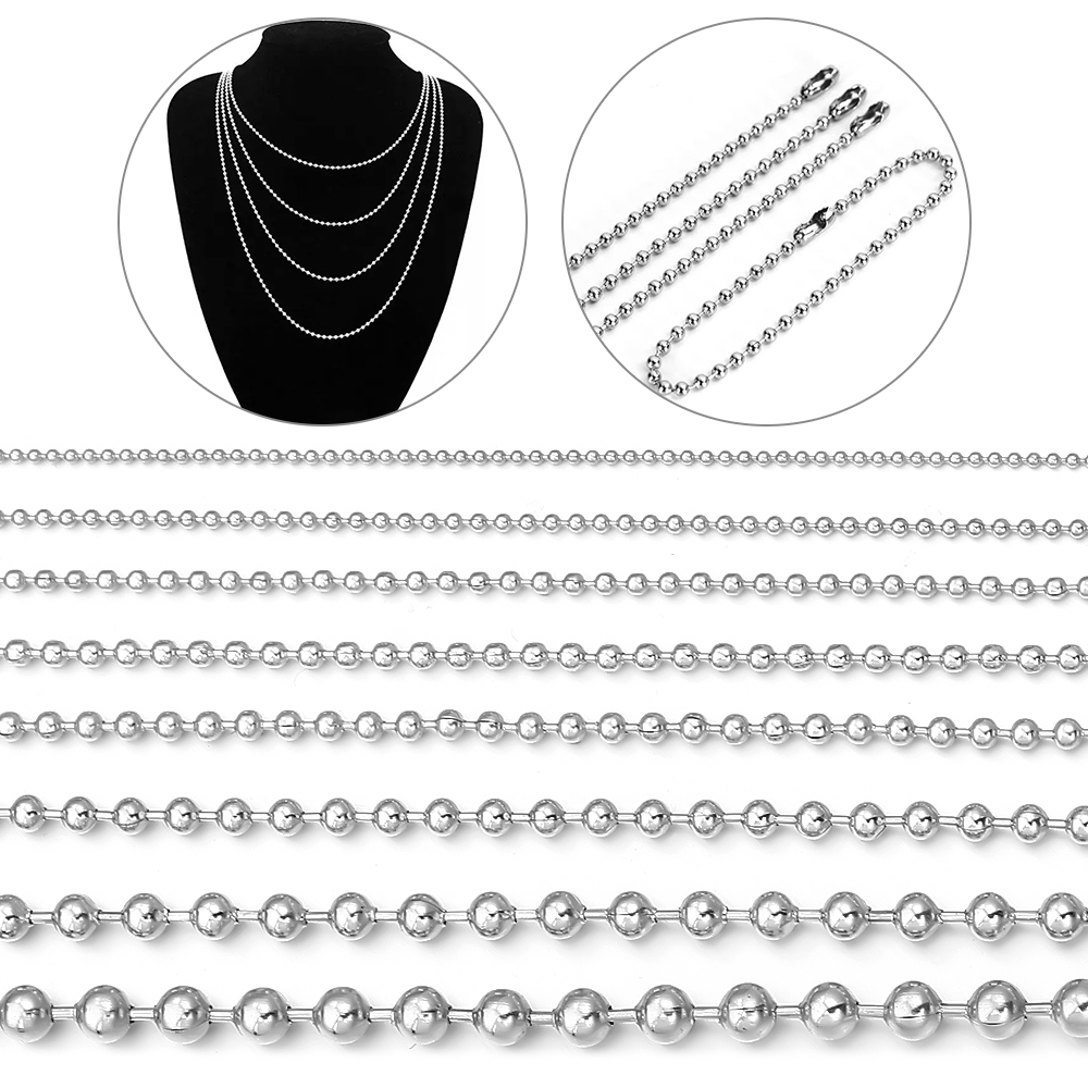 5ヤード/ロール ステンレス鋼 ボールビーズチェーン 1.5 - Chain Roll Cable のレビューと価格