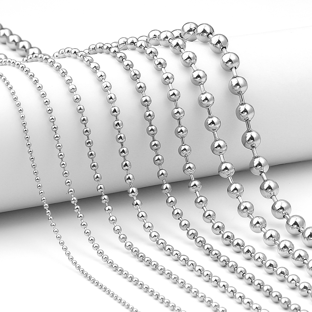 5ヤード/ロール ステンレス鋼 ボールビーズチェーン 1.5 - Chain Roll Cable のレビューと価格