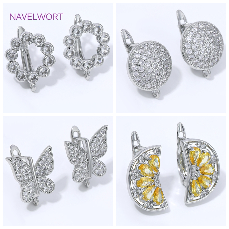 18K金メッキ扇形フラワーイヤワイヤーイヤリング金具、真鍮製 - Jewelry Making Hobby のレビューと価格