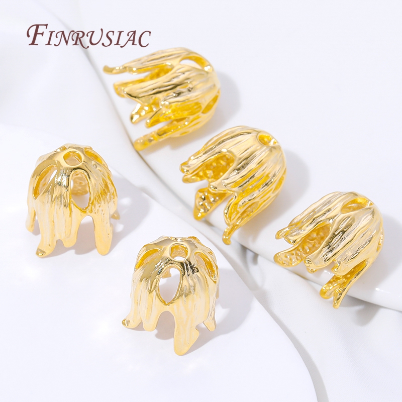 18K金メッキタッセルエンドキャップ卸売ジュエリーパーツ、ブ - Jewelry Making Supplies Wholesale のレビューと価格