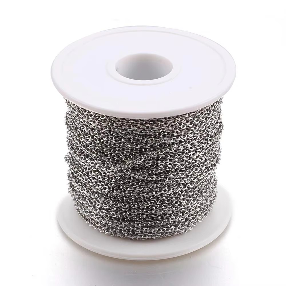 PandaHall 50 メートル/ロールステンレス鋼ケーブ - Chain Roll Cable のレビューと価格