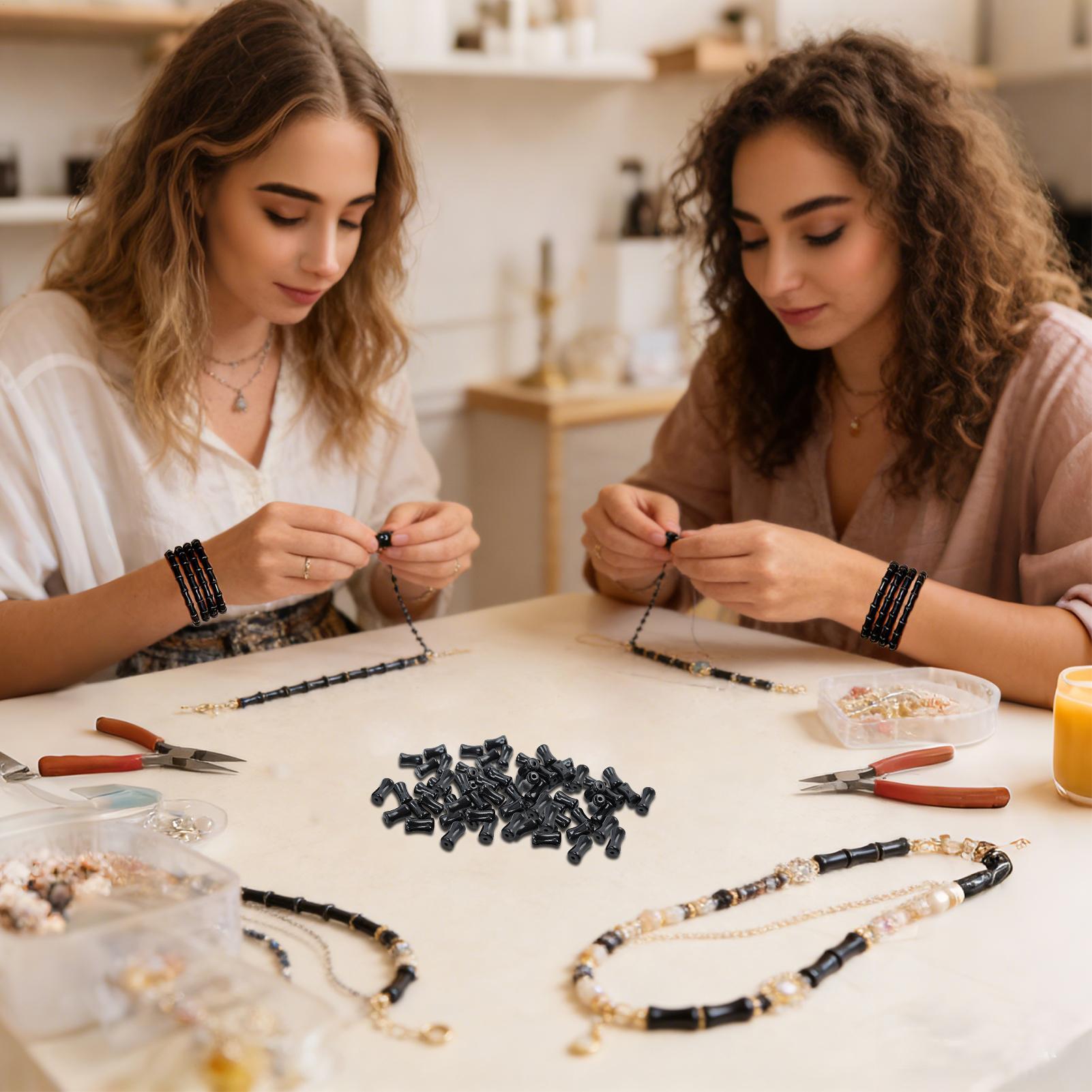 50個入りガラスビーズ8mm ジュエリークラフトアクセサリー - Jewelry Making For Teens のレビューと価格