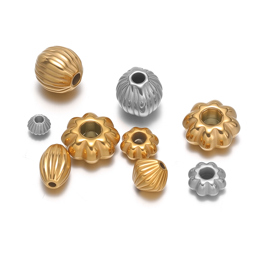 20個入り ステンレス製フラワービーズ ルーススペーサーチュ - Jewelry Making Supplies Wholesale のレビューと価格