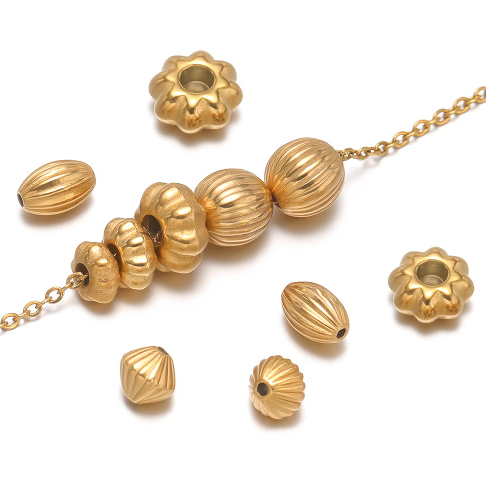 20個入り ステンレス製フラワービーズ ルーススペーサーチュ - Jewelry Making Supplies Wholesale のレビューと価格