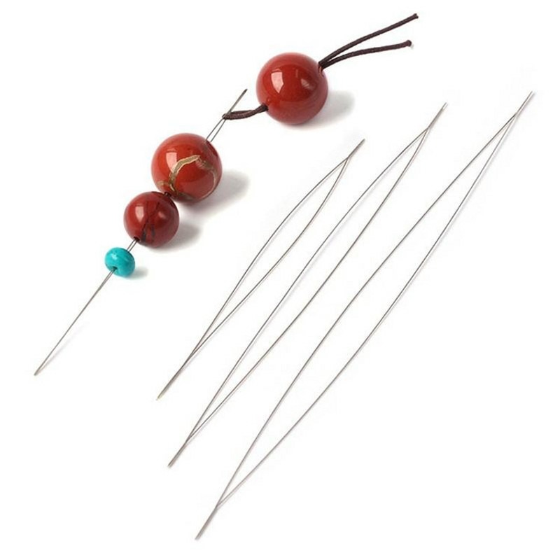 1-10個入りビーズニードル、シードビーズニードル、大きな目 - Jewelry Making Tools List のレビューと価格