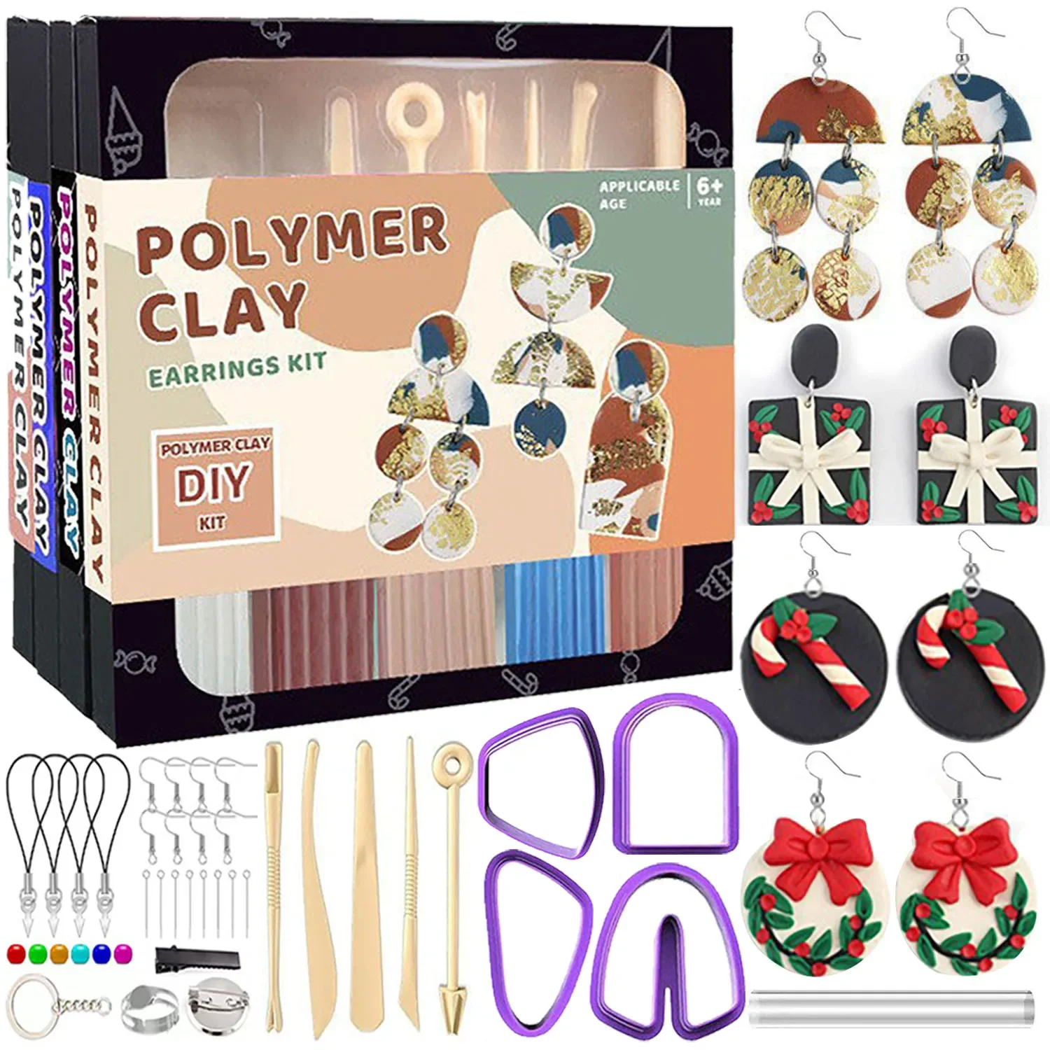 ポリマークレイ イヤリング ジュエリー作成キット オーブンベ - Jewelry Making For Teens のレビューと価格