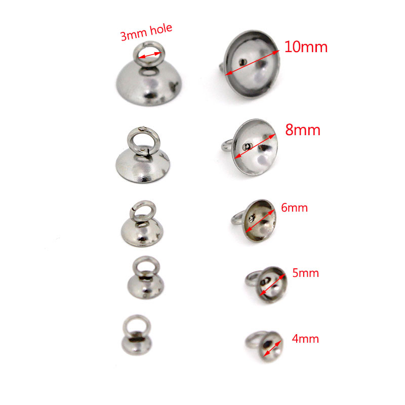 20個入り 4/5/6/8/10mm ステンレス製ビーズエン - Jewelry Making Beads のレビューと価格